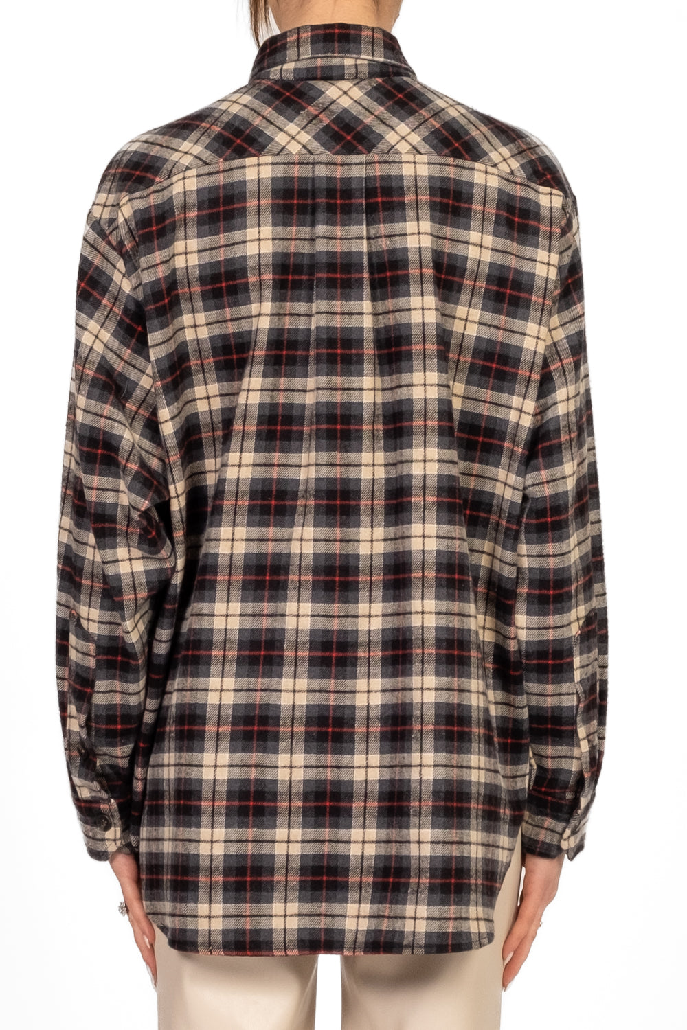 Tensione In - Camicia check con spilla Art. W25C956