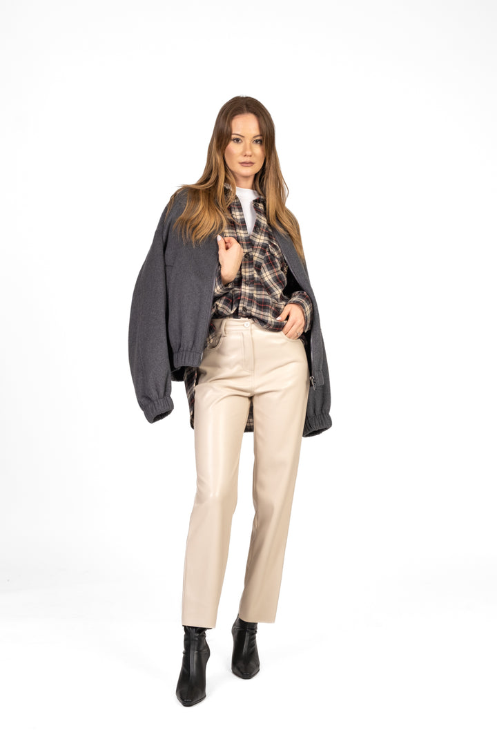 Tensione In - Camicia check con spilla Art. W25C956