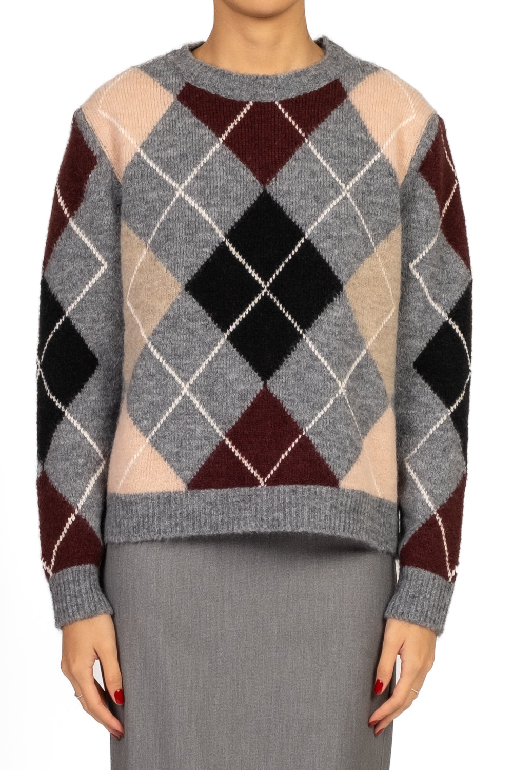 Vicolo - Maglia rombi girocollo Art. 55188F