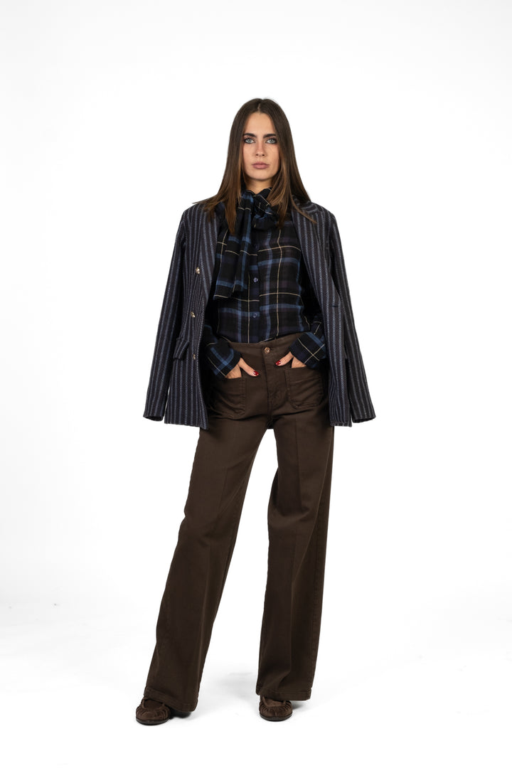 Have One - Camicia quadri con fiocco Art. CJK-P115