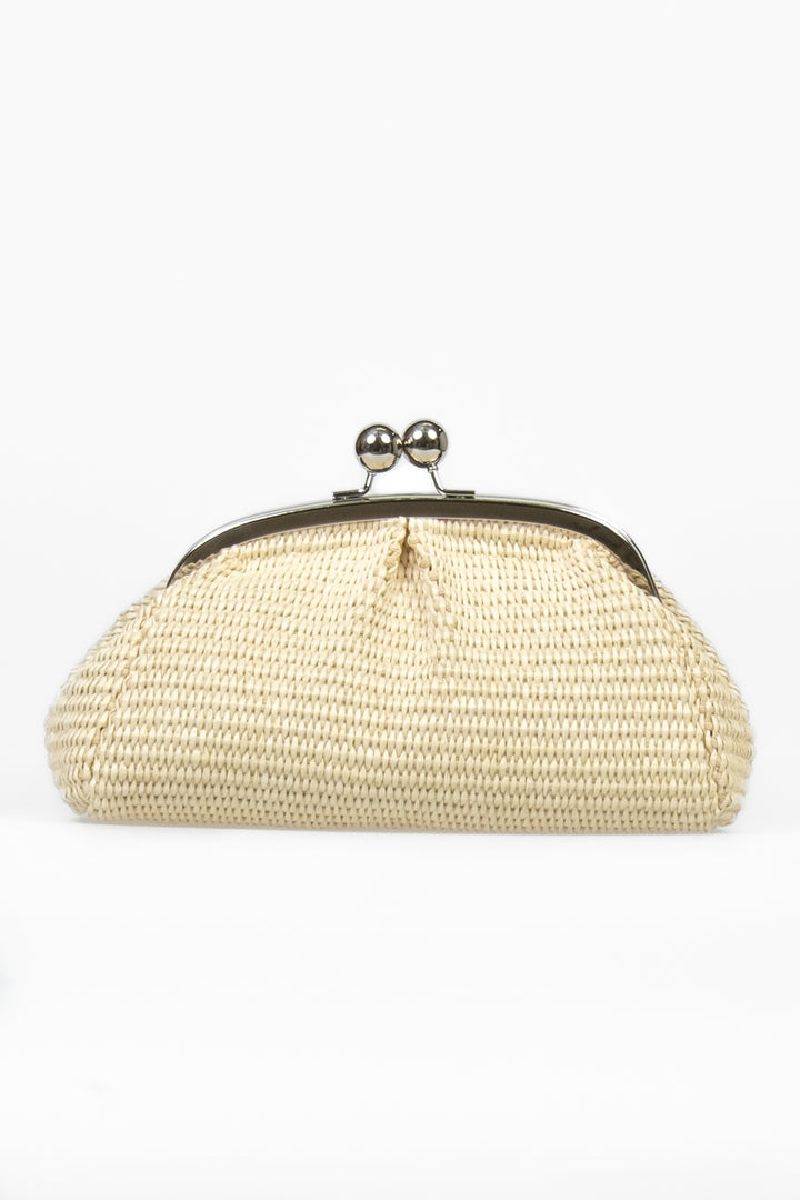 Upper - Borsa clutch mini in rafia