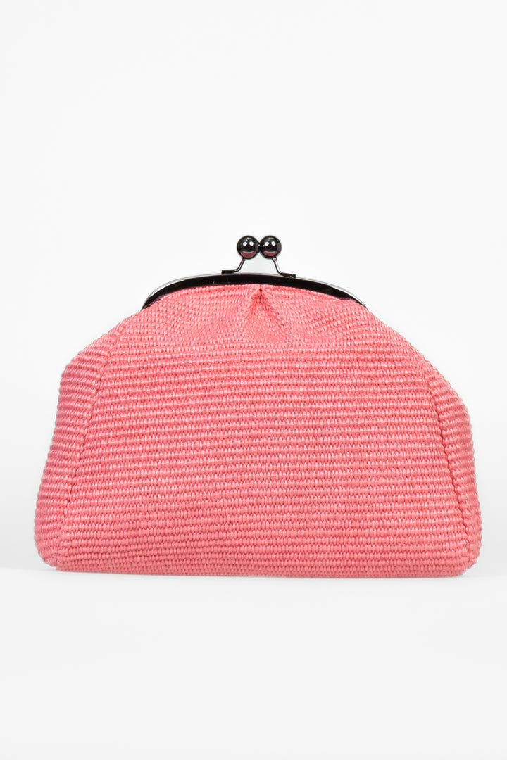 Upper - Borsa clutch in rafia