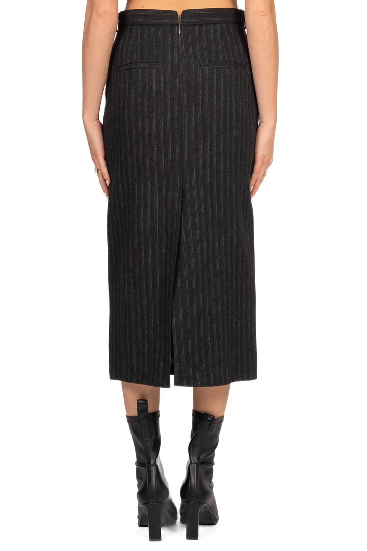 Vicolo - Gonna longuette gessata Art. TF1717