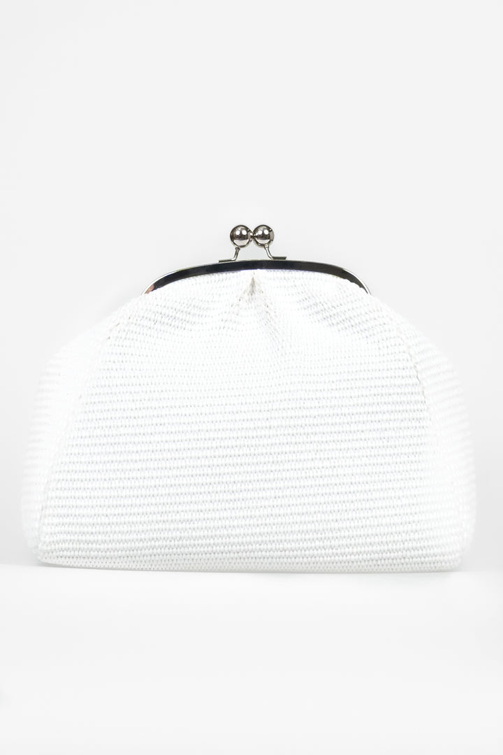 Upper - Borsa clutch in rafia