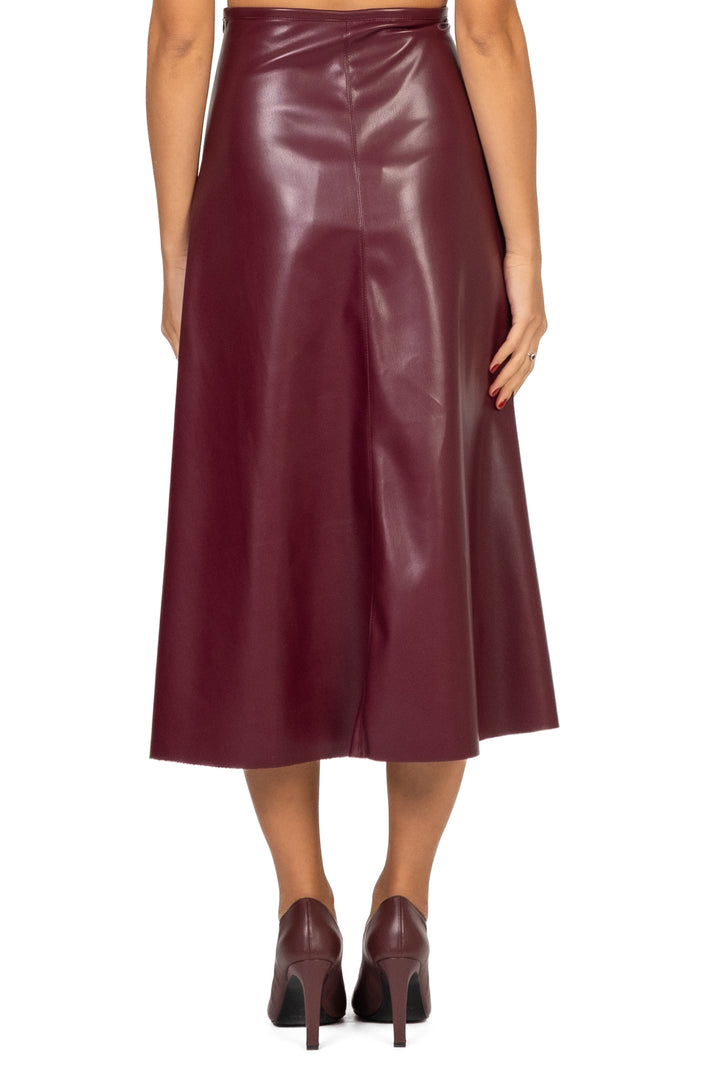 Tensione In - Gonna trapezio ecopelle Art. 122154-25