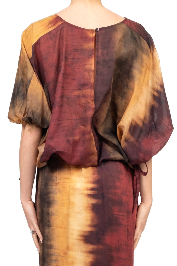 Vicolo - Blusa fantasia con elastico Art. TD2939