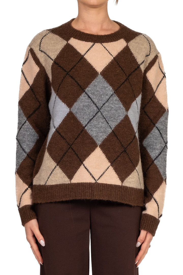 Vicolo - Maglia rombi girocollo Art. 55188F