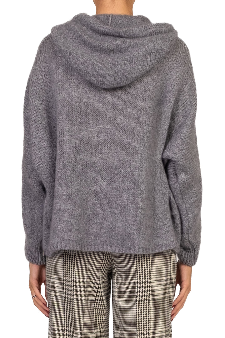 Dixie - Cardigan con cappuccio e zip Art. M277Y237