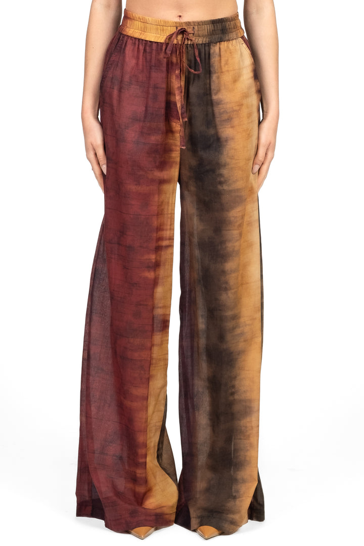 Vicolo - Pantalone fantasia con coulisse Art. TD2938