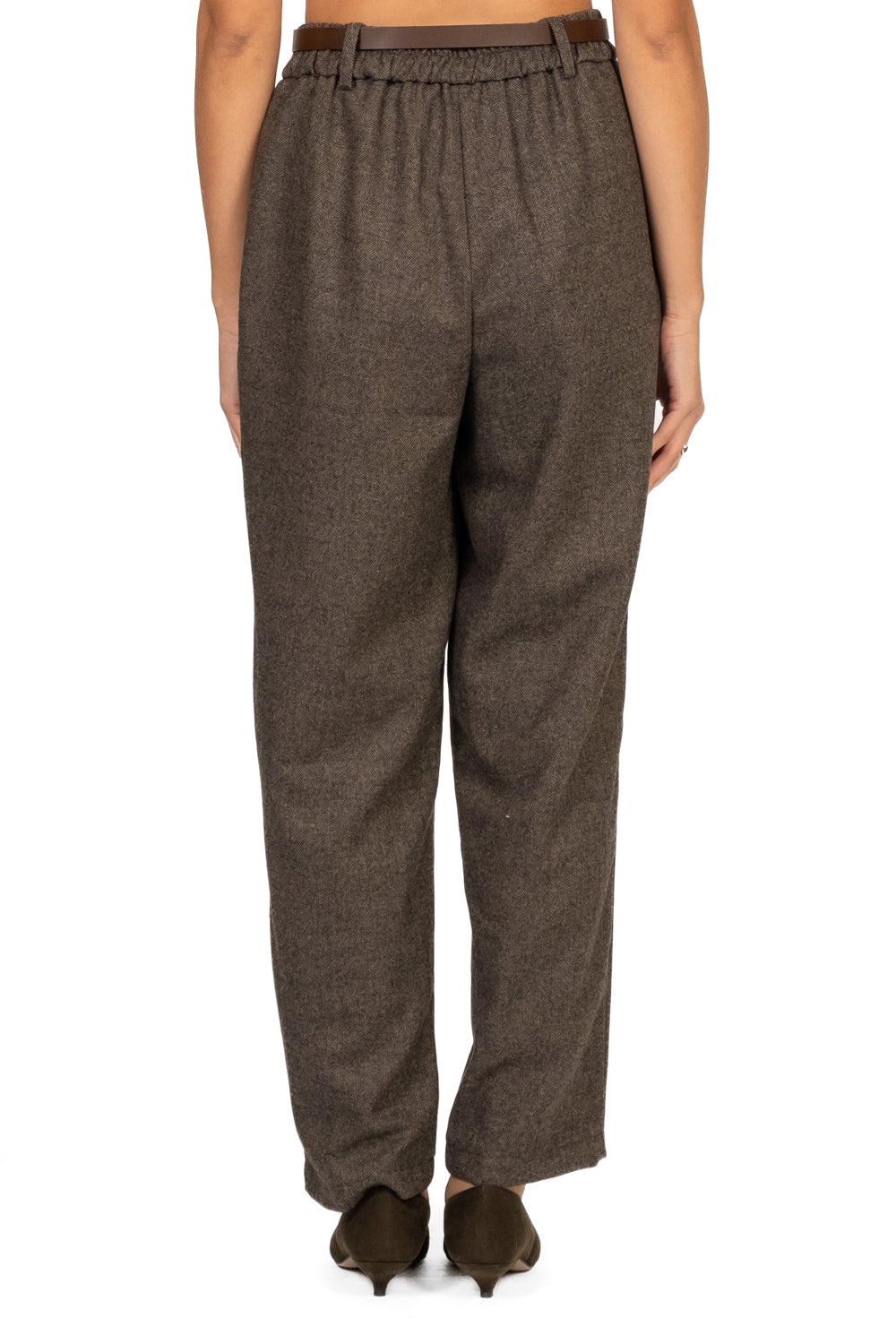 Tensione In - Pantalone carrot spigato Art. 26P1277