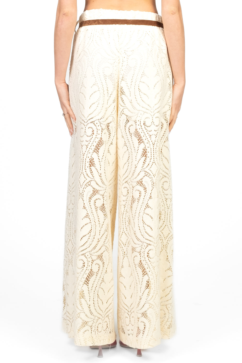 Tensione In - Pantalone macramè con laccio Art. S25PE35
