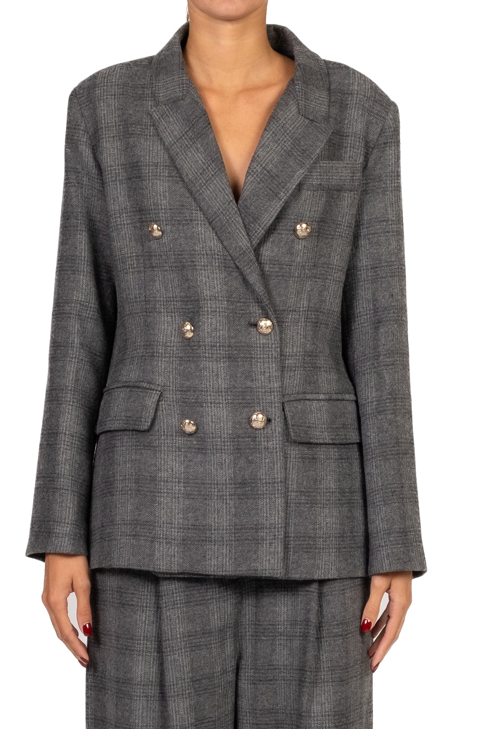 Tensione In - Giacca check con cravatta Art. 37962