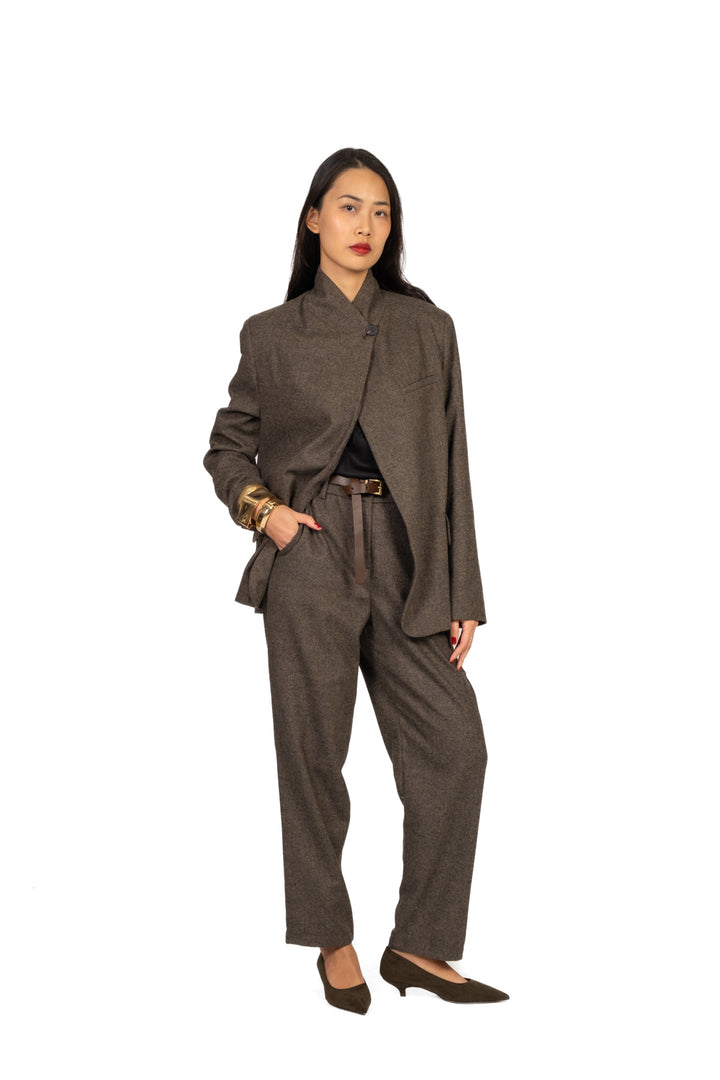 Tensione In - Giacca mantella spigata  Art. 26B1219