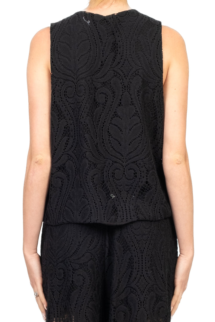 Tensione In - Gilet in macramè Art. S25JE45