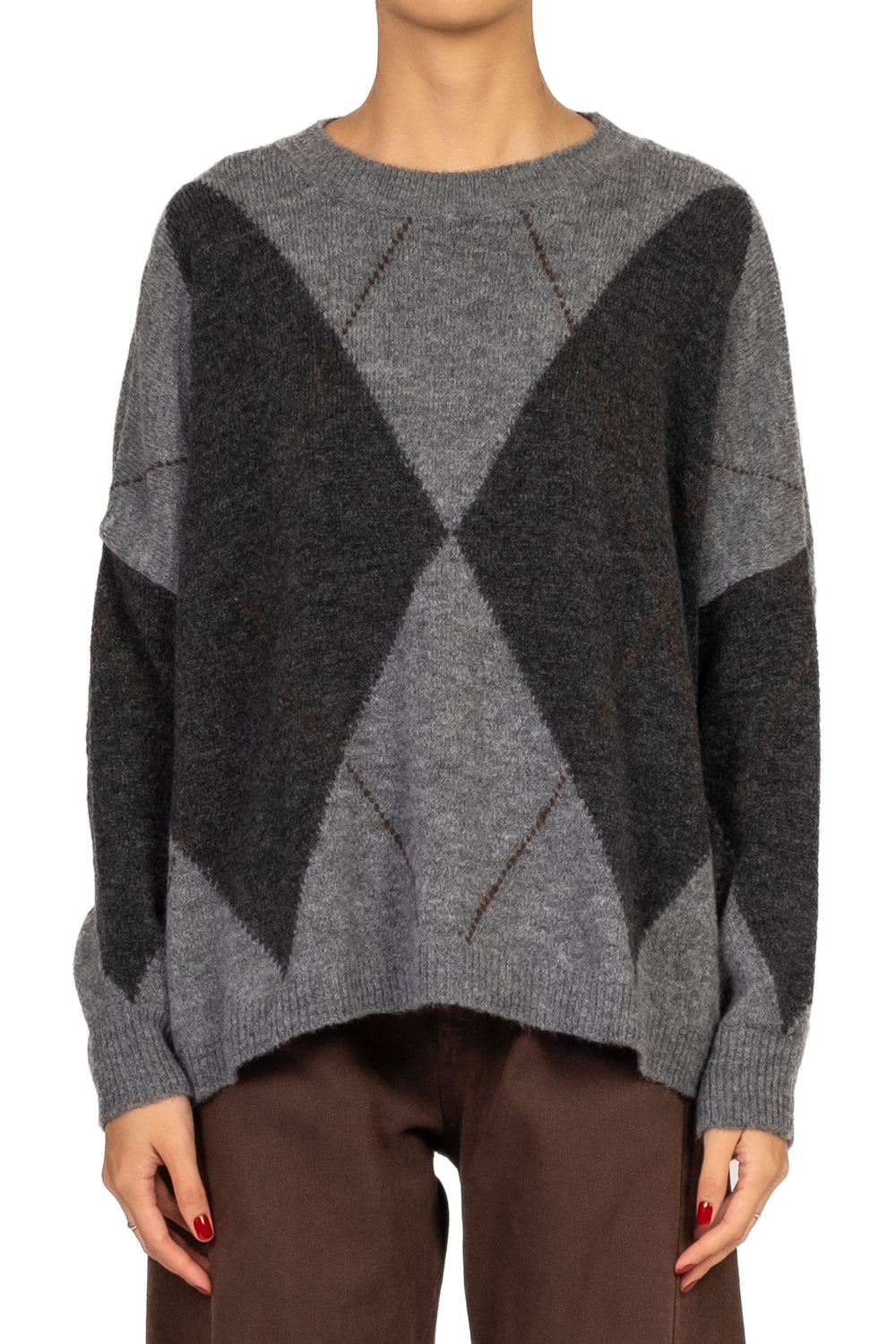 Have One - Maglia over con rombi Art. MFP-P188