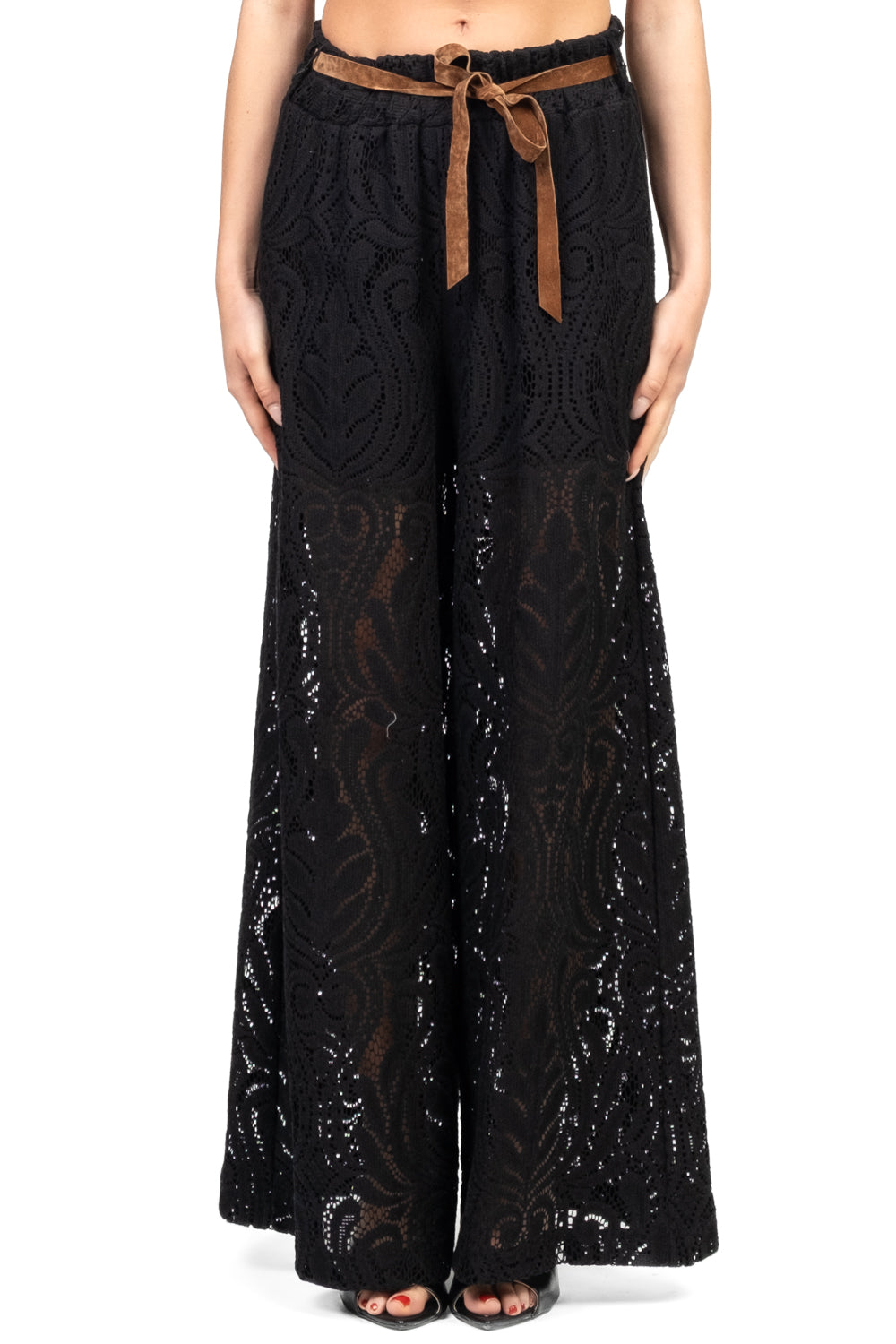 Tensione In - Pantalone macramè con laccio Art. S25PE35
