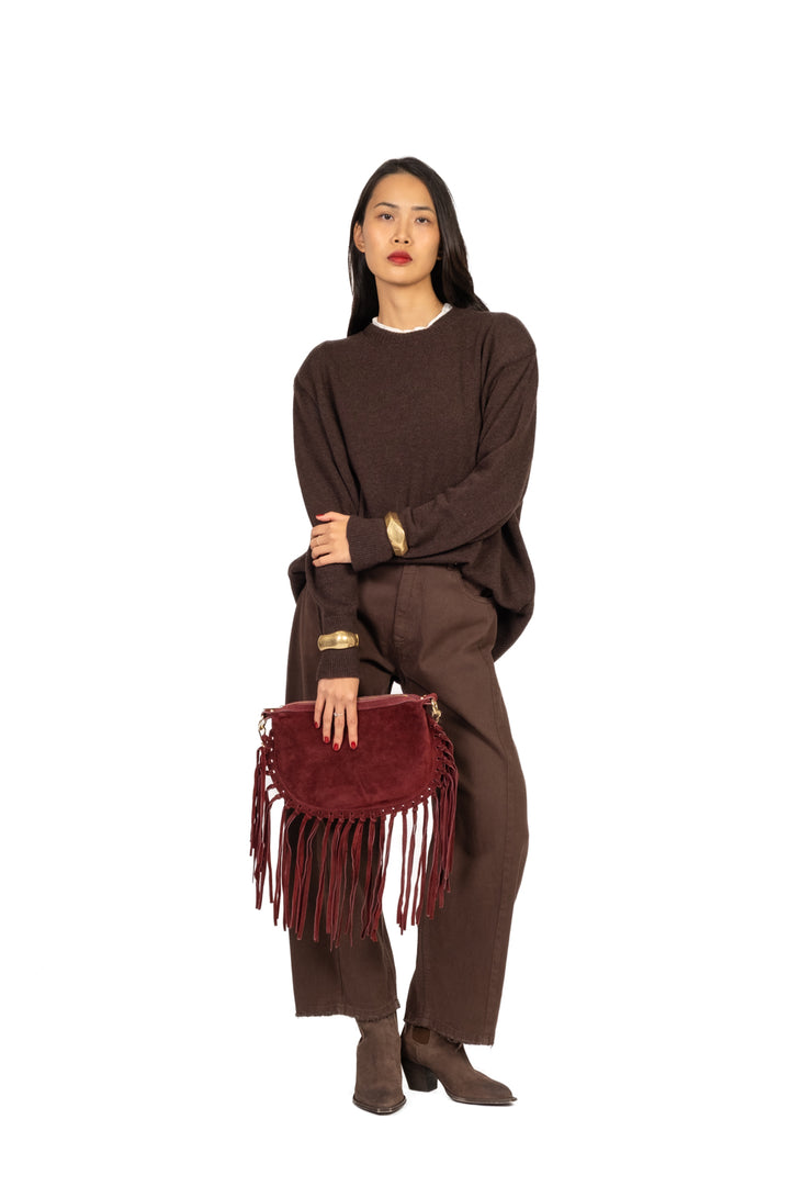 Tensione In - Maglia over con spalline Art. W5HMJ60A359