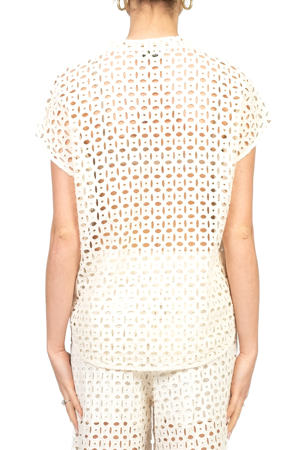 Dixie - Blusa traforata scollo V Art. C782W176