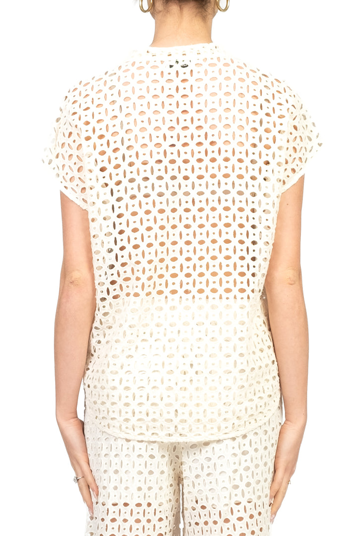 Dixie - Blusa traforata scollo V Art. C782W176