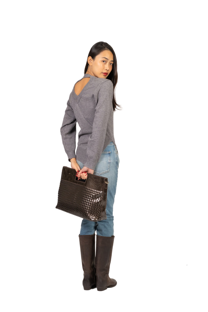 Vicolo - Maglia scollo posteriore Art. 77207F