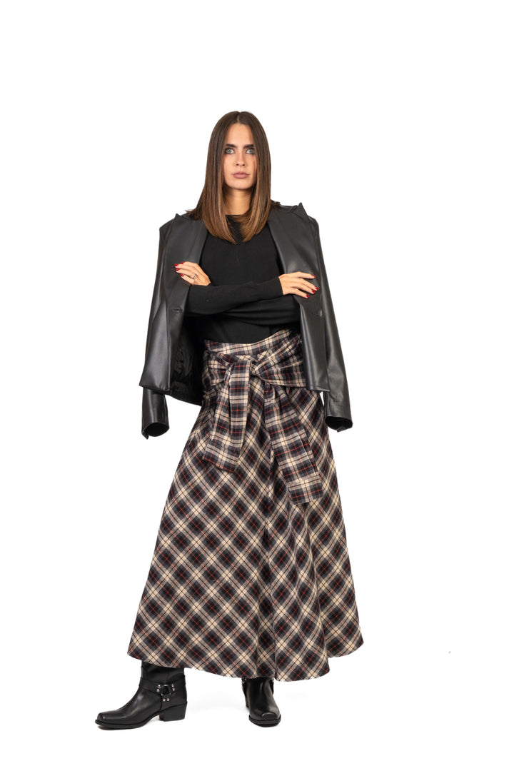 Tensione In - Gonna check con nodo Art. W25G957