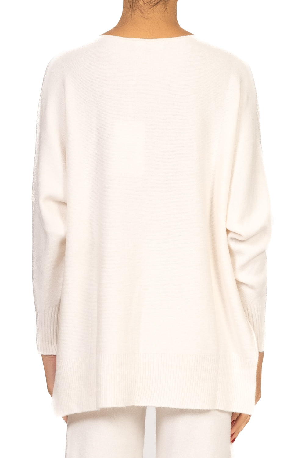 Kontatto - Maglia scollo barca con spacchi Art. FA102N