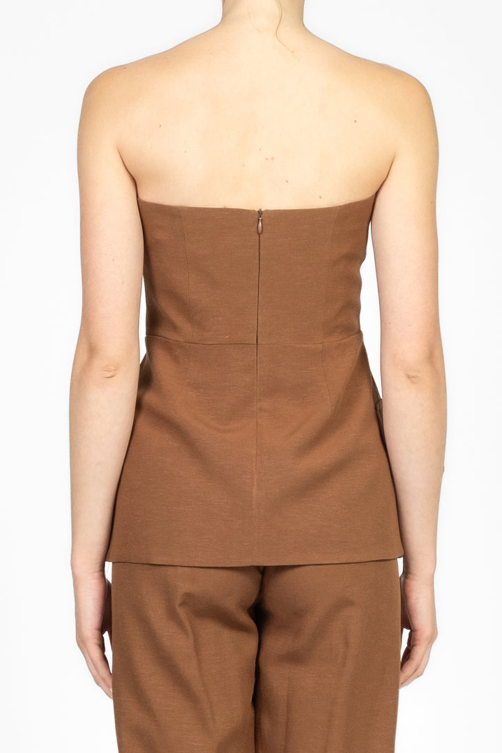Dixie - Completo top a fascia con pantalone palazzo Art. L845W035/P845W214