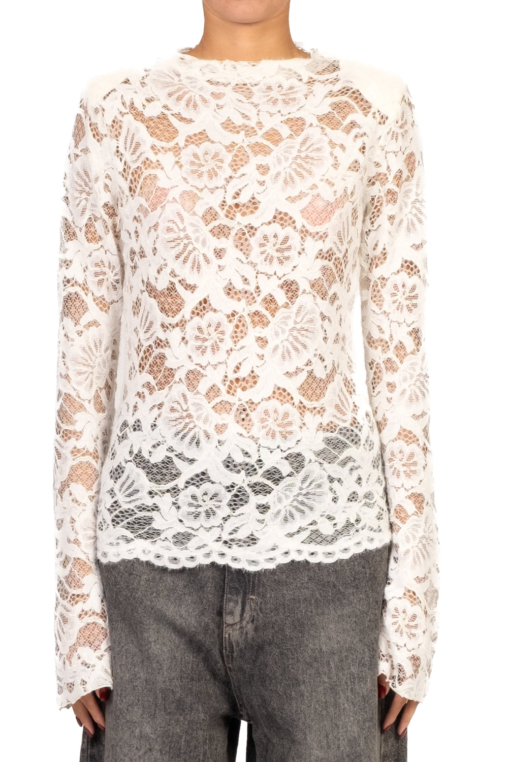 Have One - Maglia pizzo manica campana  Art. MMA-P221