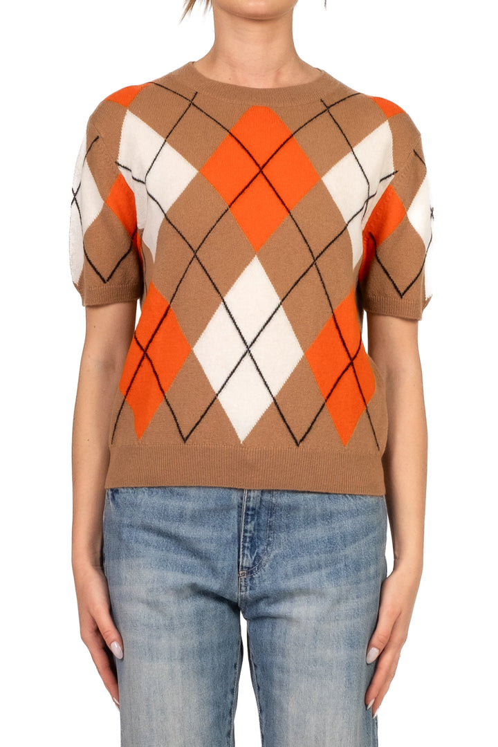 Tensione In - Maglia rombi mezza manica Art. WL1054