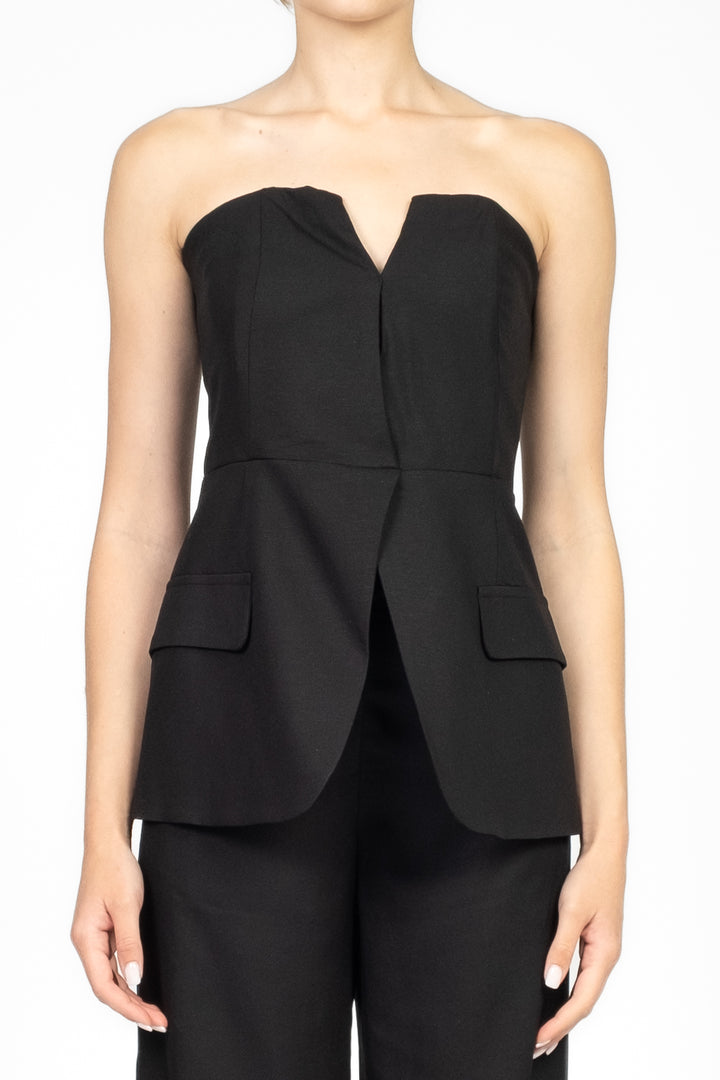 Dixie - Completo top a fascia con pantalone palazzo Art. L845W035/P845W214