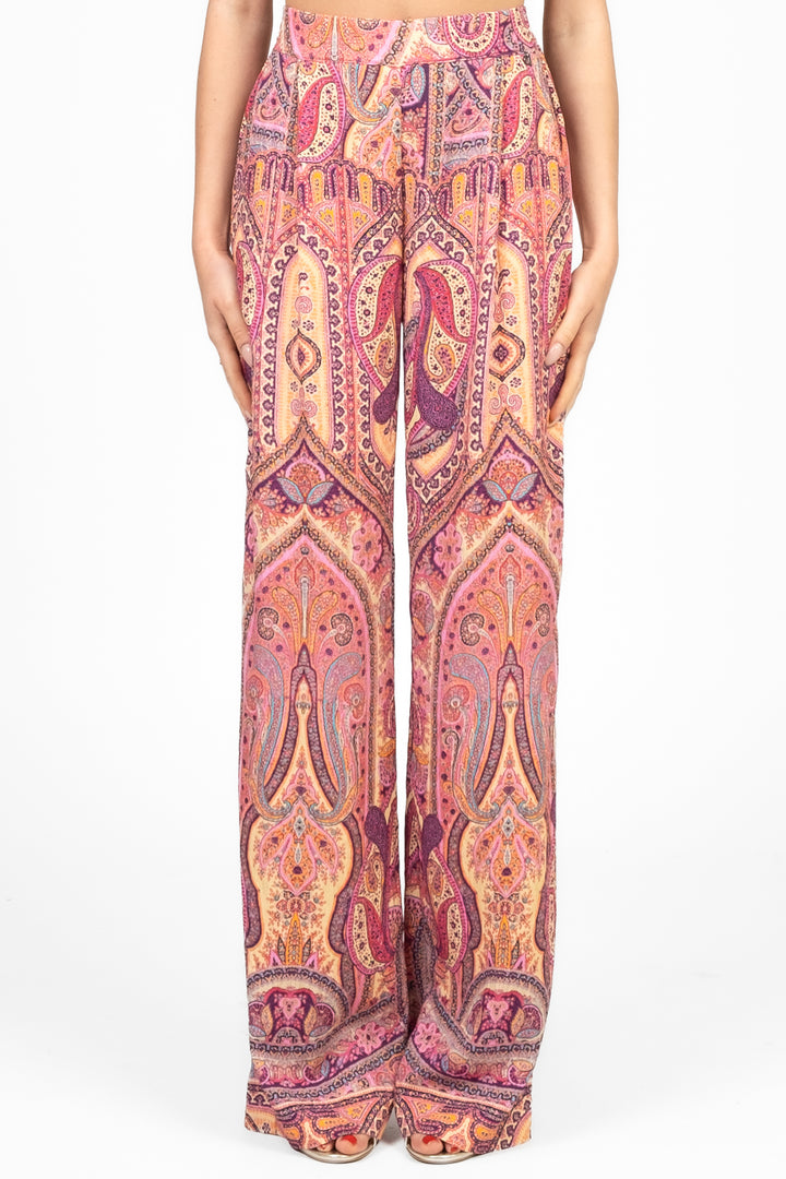 Dixie - Pantalone palazzo fantasia Art. PDPIWXL