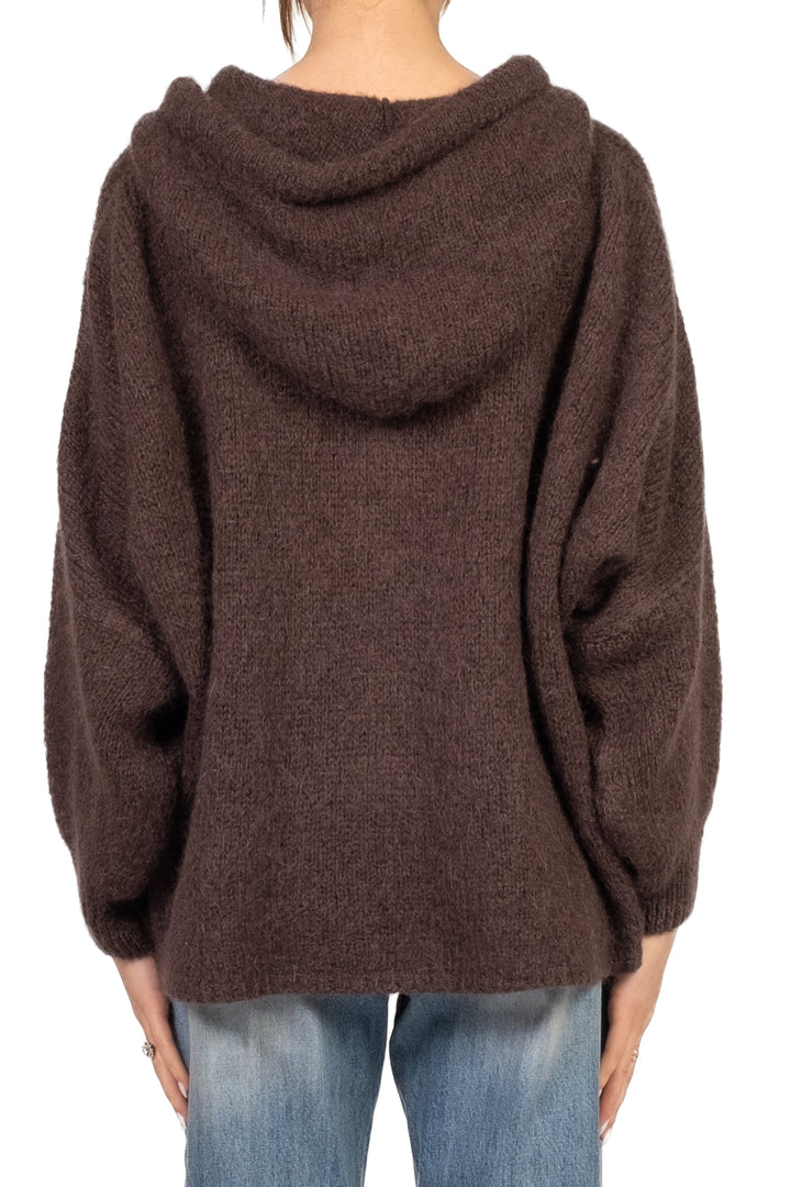 Dixie - Cardigan con cappuccio e zip Art. M277Y237