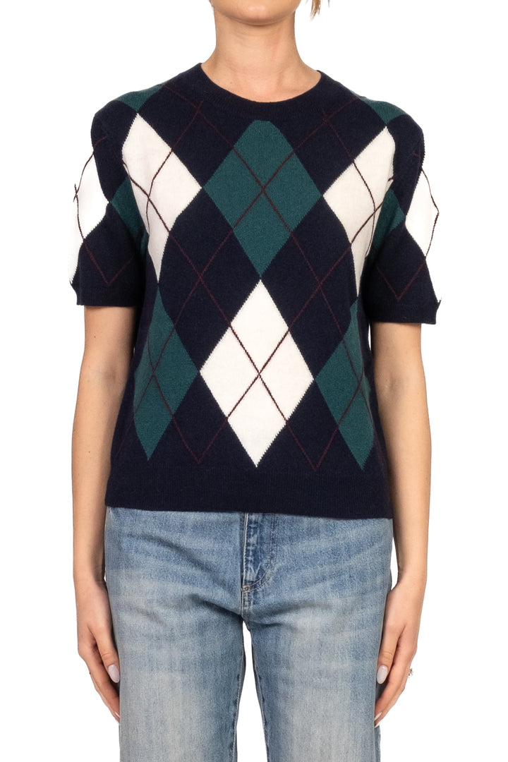 Tensione In - Maglia rombi mezza manica Art. WL1054