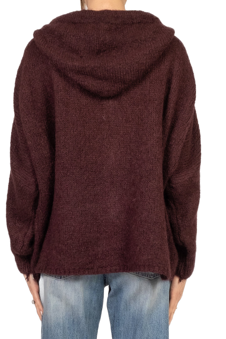 Dixie - Cardigan con cappuccio e zip Art. M277Y237