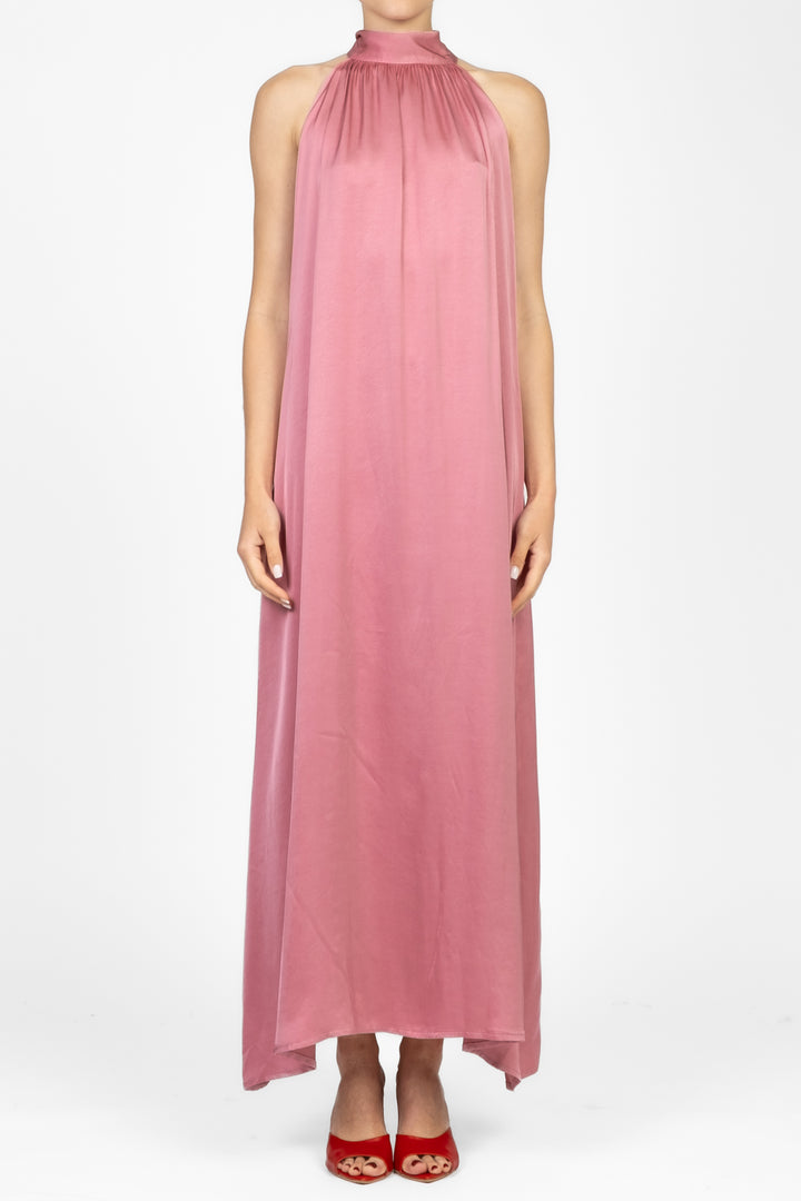 Vicolo - Abito satin scollo americano Art. TD0768