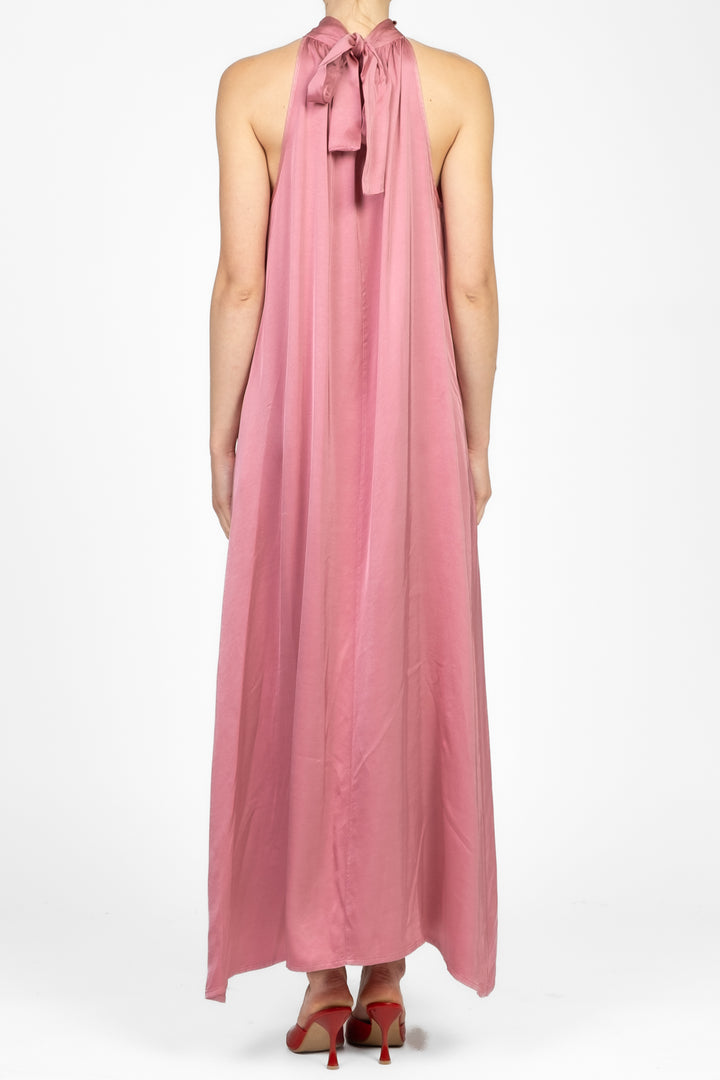 Vicolo - Abito satin scollo americano Art. TD0768