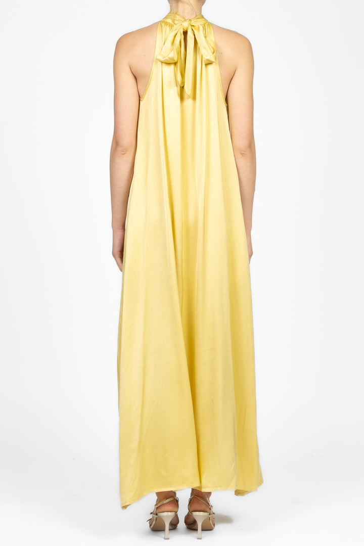 Vicolo - Abito satin scollo americano Art. TD0768