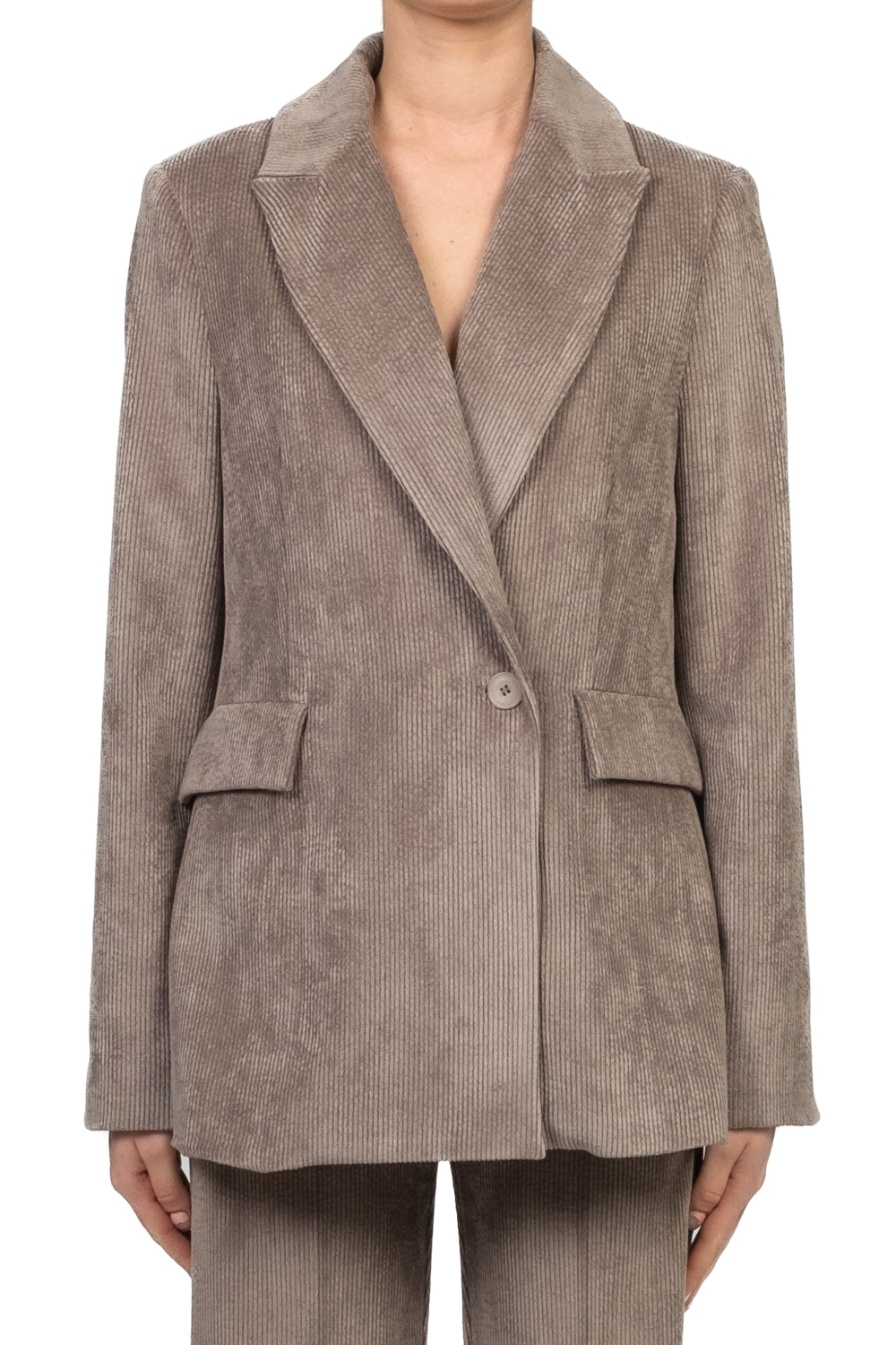 Tensione In - Giacca un bottone velluto millerighe Art. GH76VE-AI25