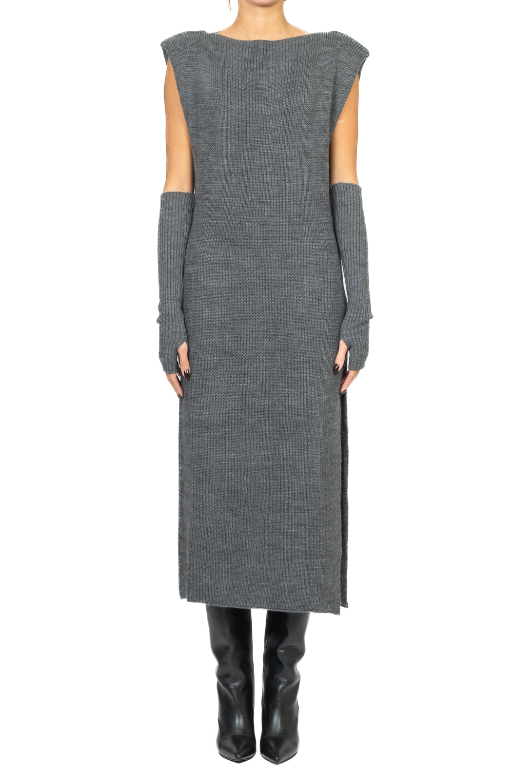 Vicolo - Abito in maglia con manicotti Art. 77331F