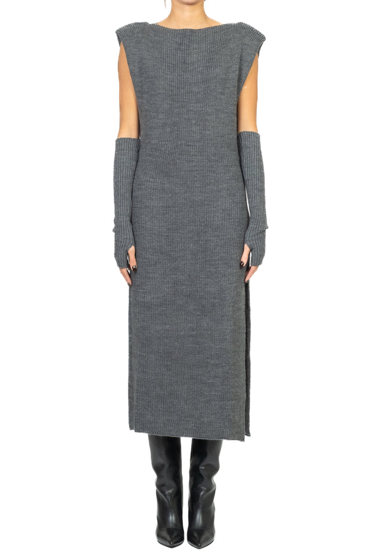 Vicolo - Abito in maglia con manicotti Art. 77331F