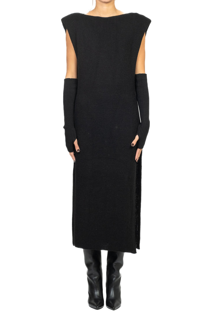 Vicolo - Abito in maglia con manicotti Art. 77331F