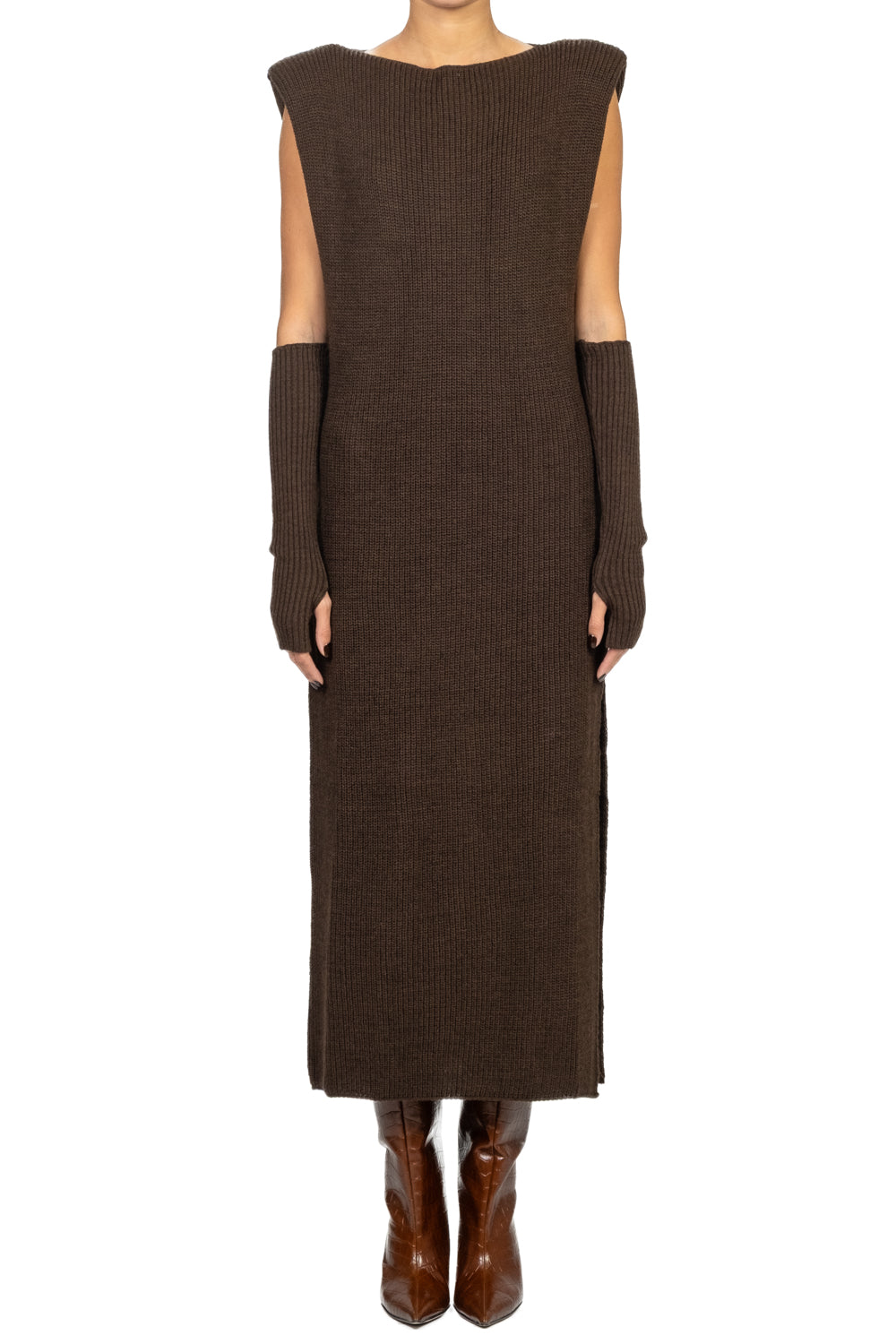 Vicolo - Abito in maglia con manicotti Art. 77331F