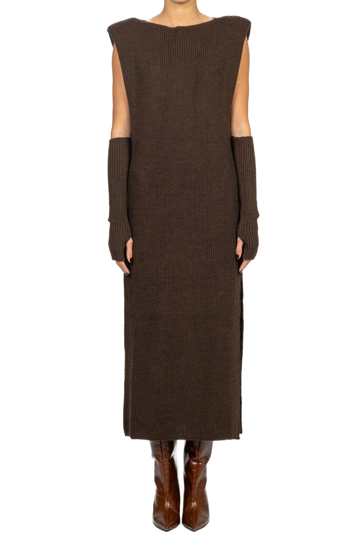 Vicolo - Abito in maglia con manicotti Art. 77331F