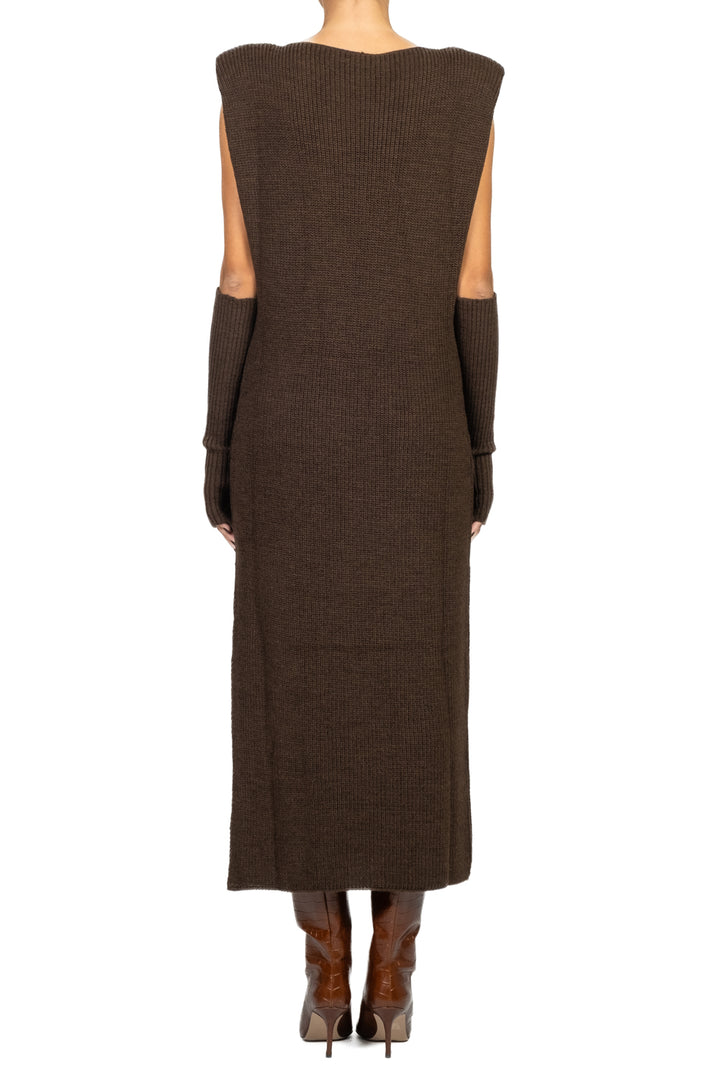 Vicolo - Abito in maglia con manicotti Art. 77331F