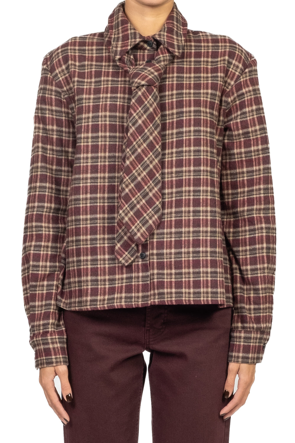 Tensione In - Camicia check con cravatta Art. 26C1372