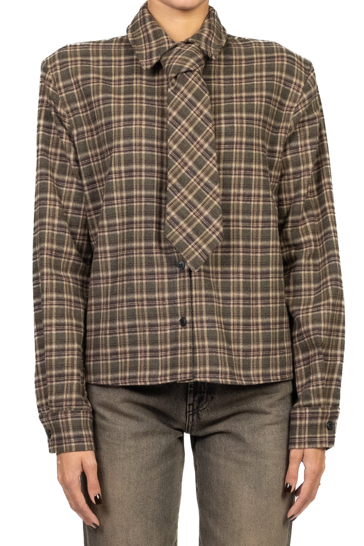 Tensione In - Camicia check con cravatta Art. 26C1372