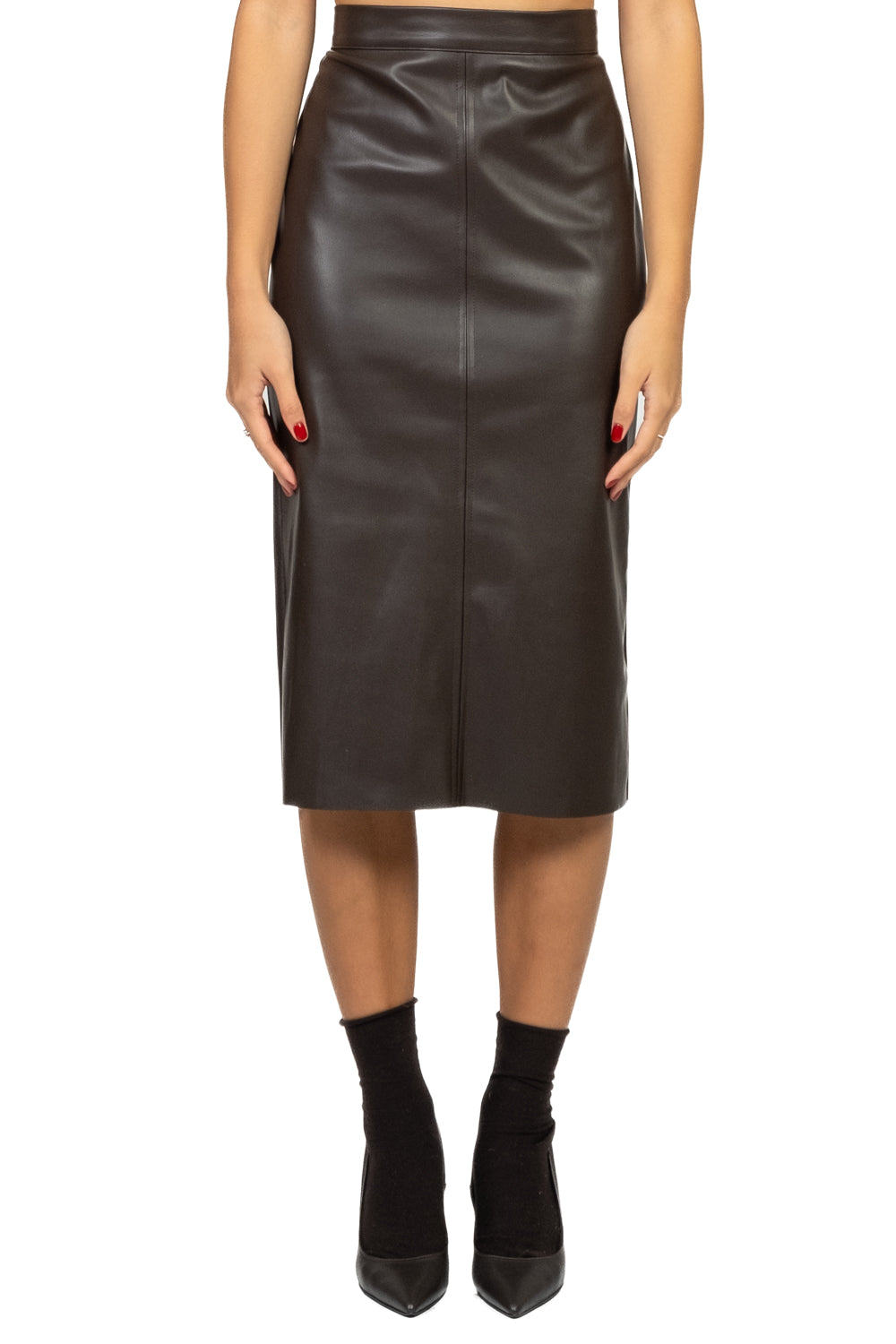 Tensione In - Gonna ecopelle longuette Art. N20087AT