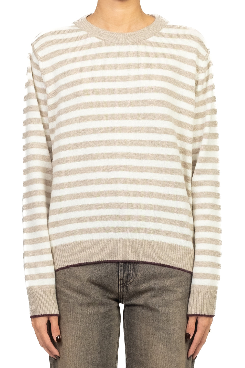 Tensione In - Maglia girocollo rigata Art. D82001