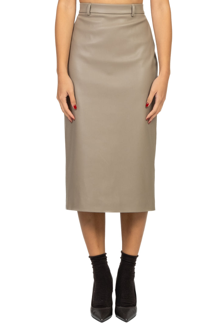 Vicolo - Gonna longuette ecopelle Art. TF1621