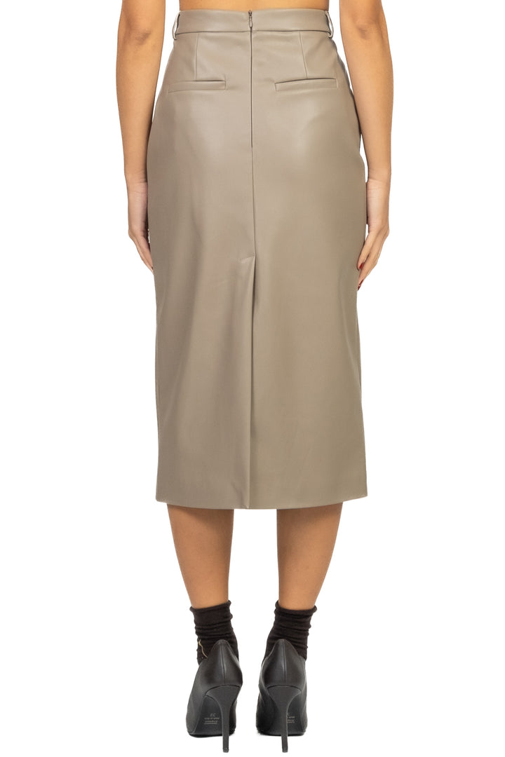 Vicolo - Gonna longuette ecopelle Art. TF1621